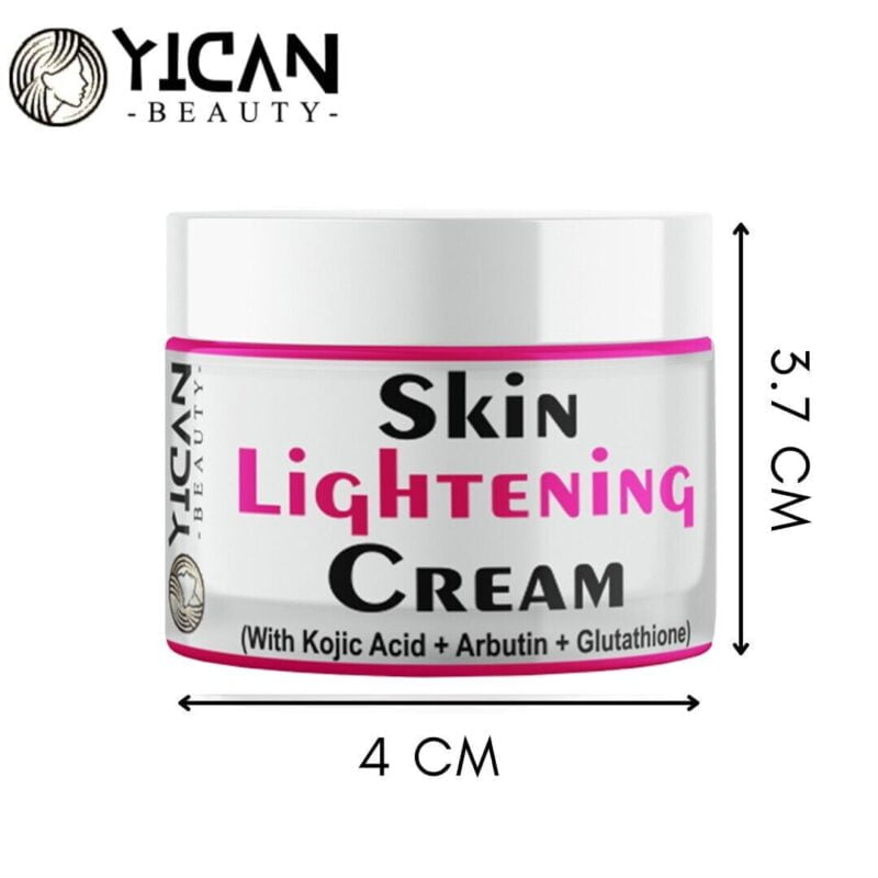Yican Skin Lightening Cream With Kojic Acid + Arbutin + Glutathione 25gm /0.88 oz