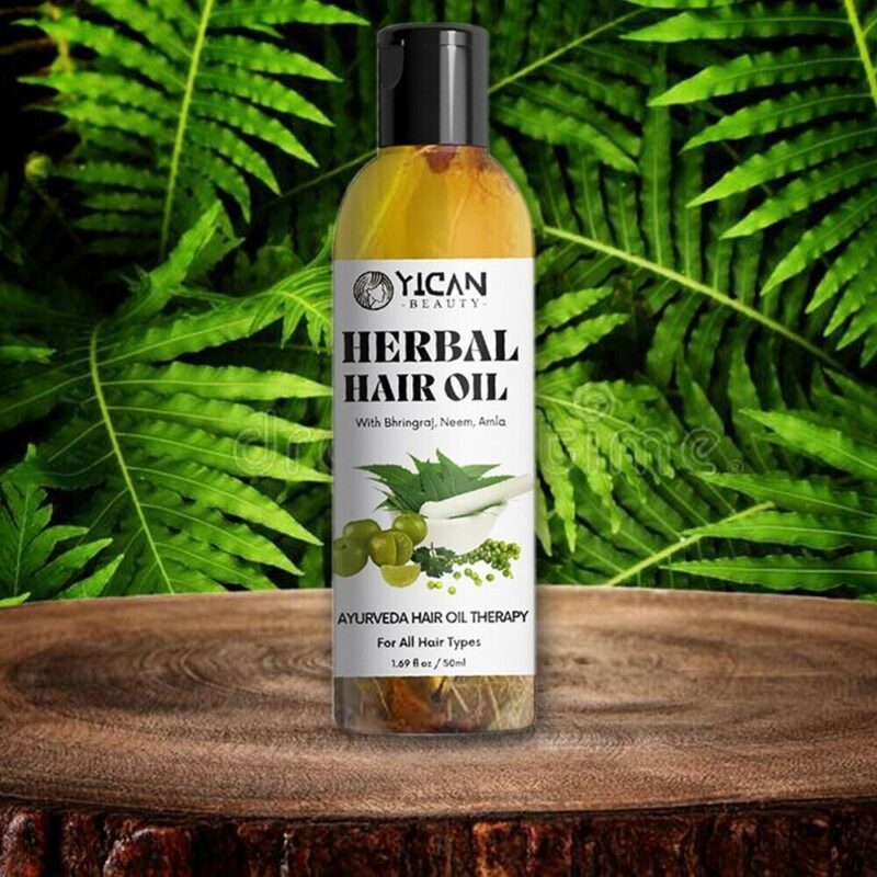 Yican Herbal Hair Oil With Bhringraj ,Neem, Amla 1.69 fl oz / 50ml